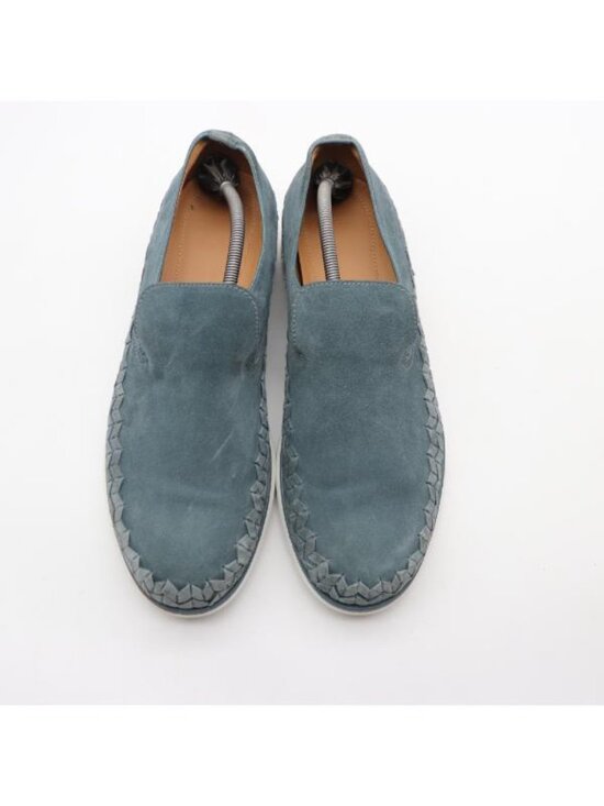 Giorgio Armani Milano Shoes Men’s Size US 12 UK 11 Blue Suede Slip On Loafers main image 10